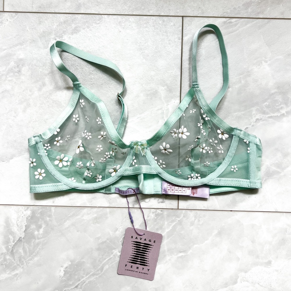 Savage X Fenty Puff Daisy Unlined Bra